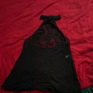 Leg Avenue Black Nylon-Spandex Garment